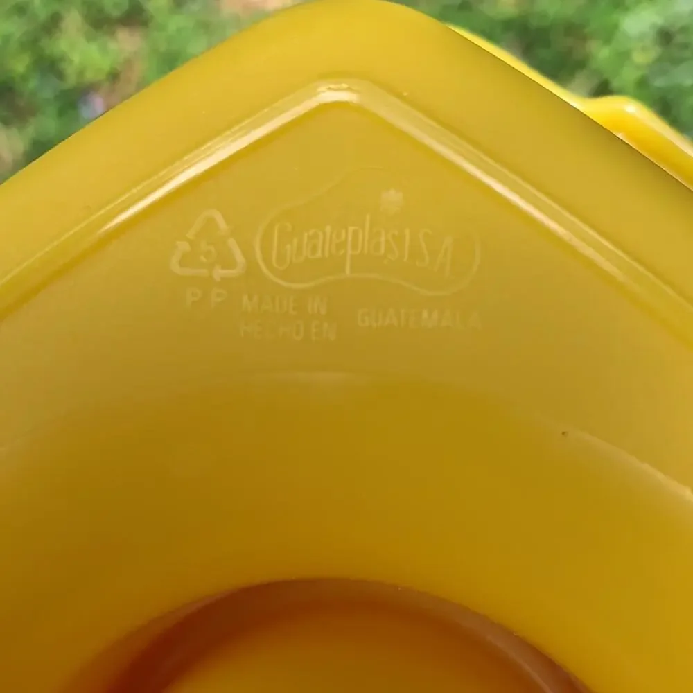 Colorful vintage Guatesplast food container‎
